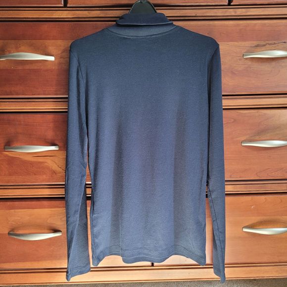 NTW Navy Blue Vineyard Vines Cotton Turtle Neck (Size Small) - Picture 2 of 4